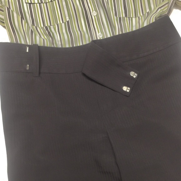 COPY - Career Chocolate Brown Trousers Size 13 - Picture 3 of 11